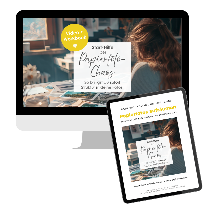 Mini-Kurs Papierfotos aufräumen